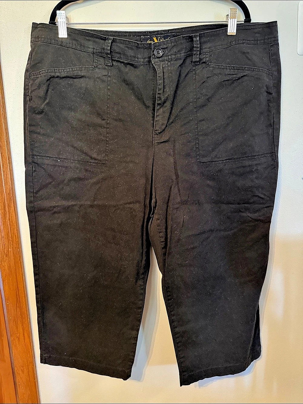Gloria Vanderbilt Black Capris Size 20W